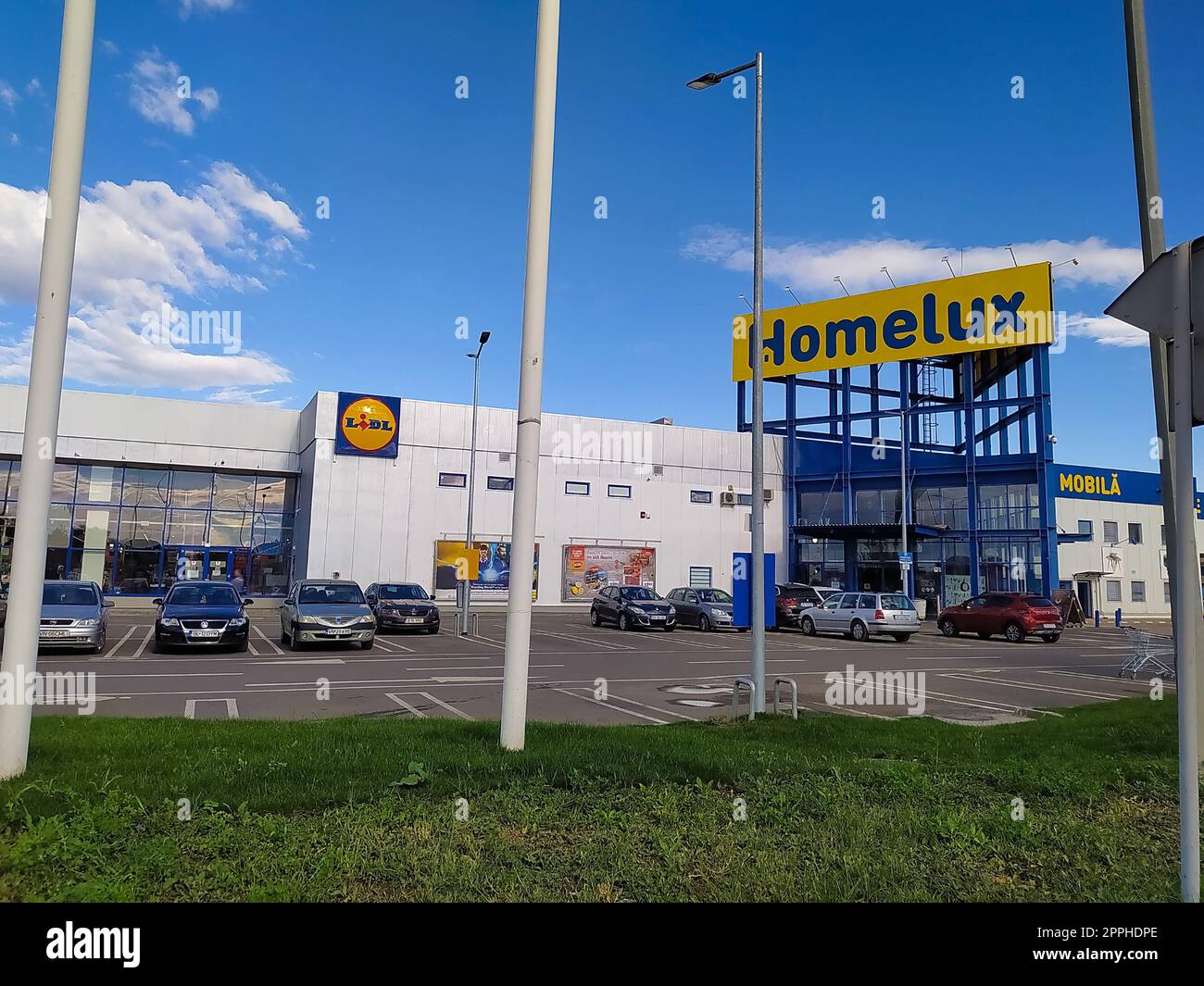 Focsani, Romania - 12 settembre 2022: Negozio Lidl Foto Stock