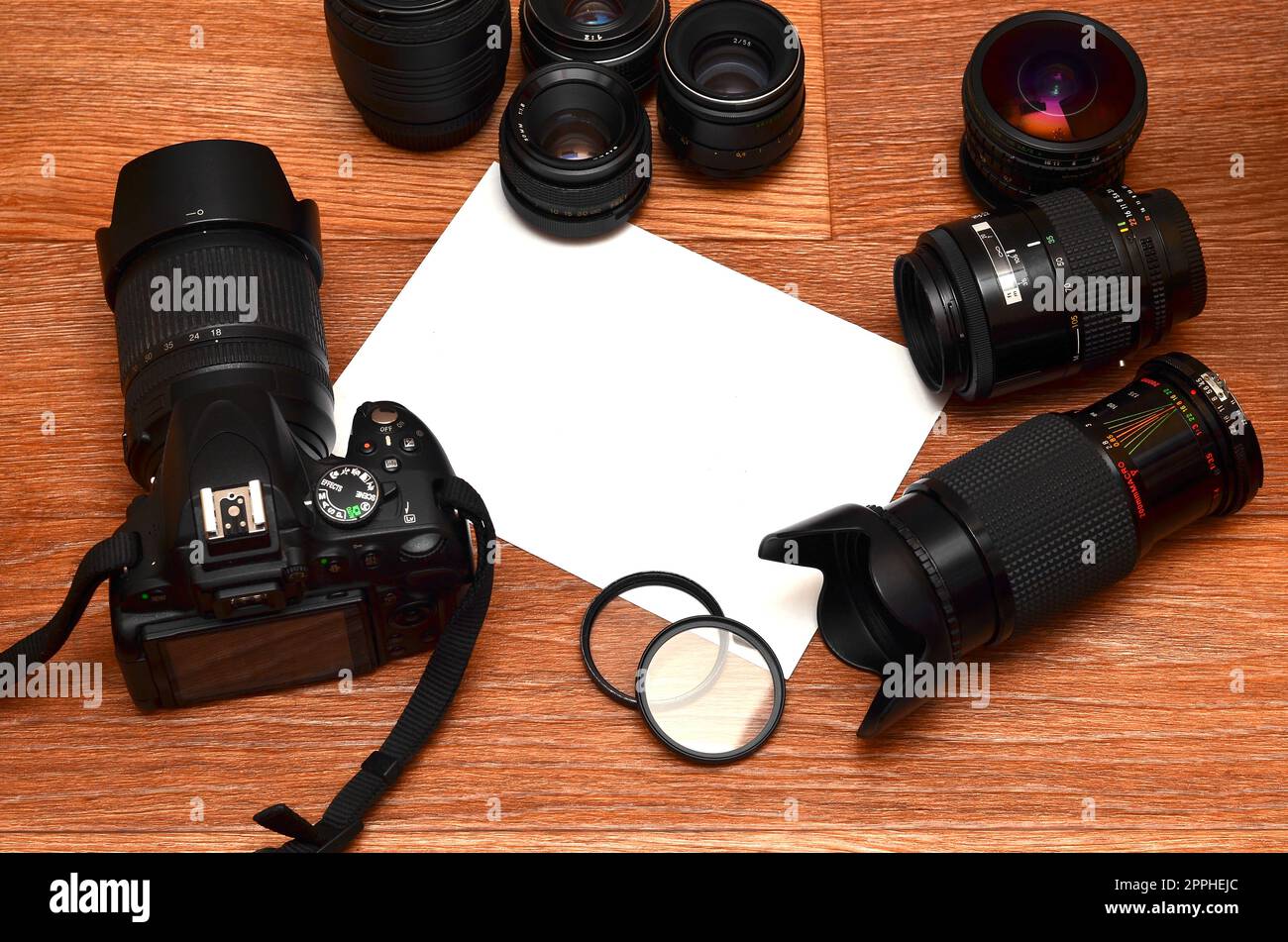 STILL Life con il kit fotocamera digitale Foto Stock