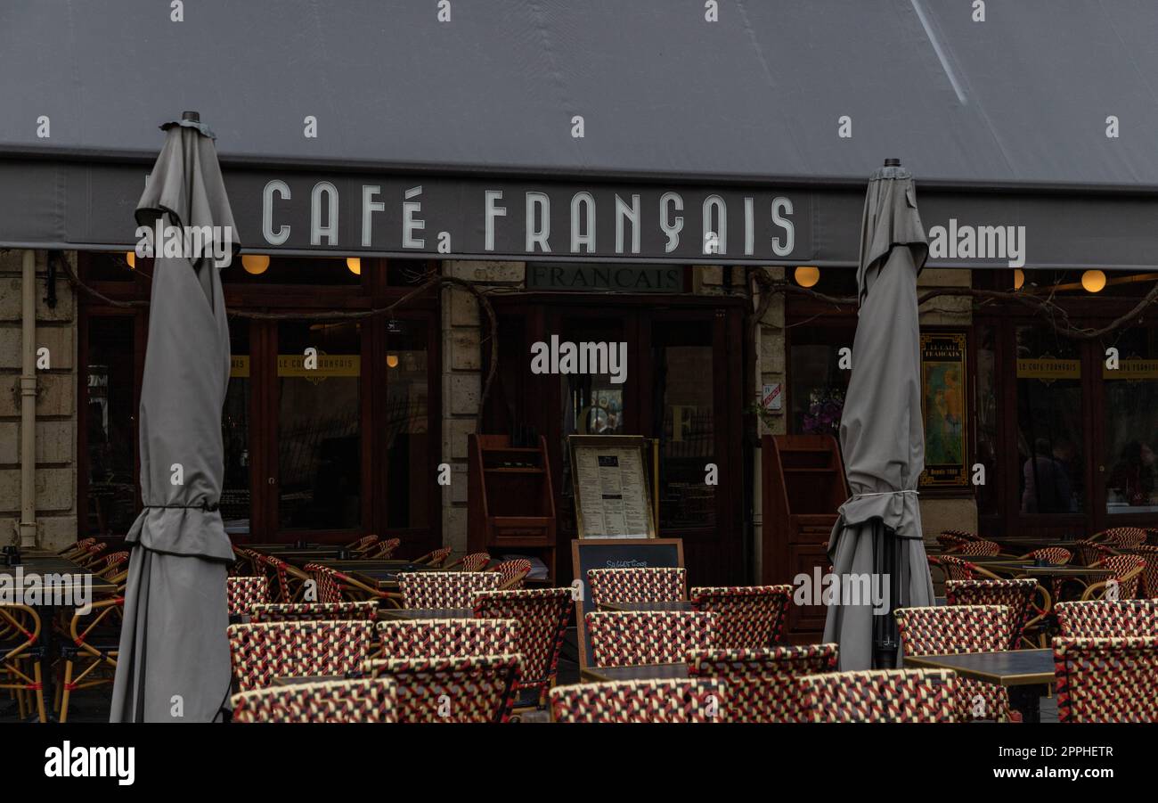 Bordeaux CafÃ© i Foto Stock