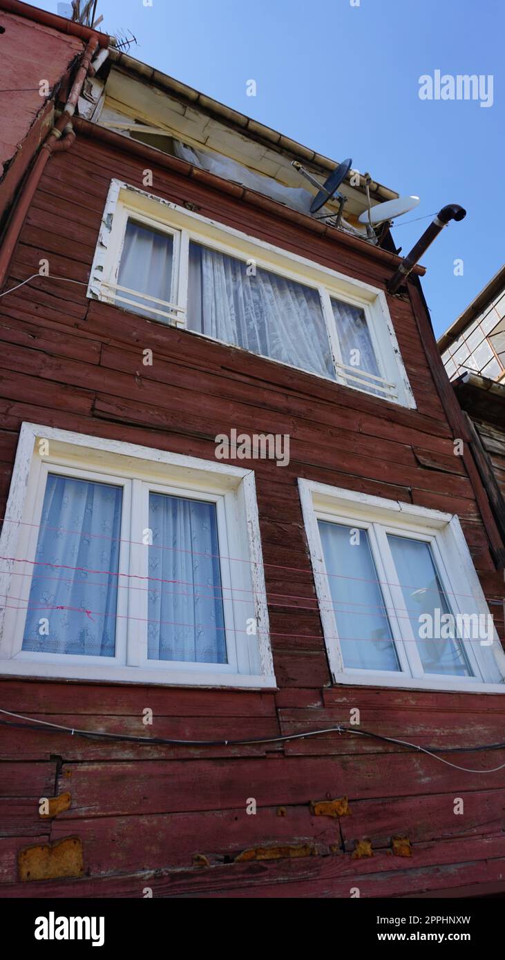 Istanbul, Turchia - vecchia casa a Sultanahmet. Foto Stock