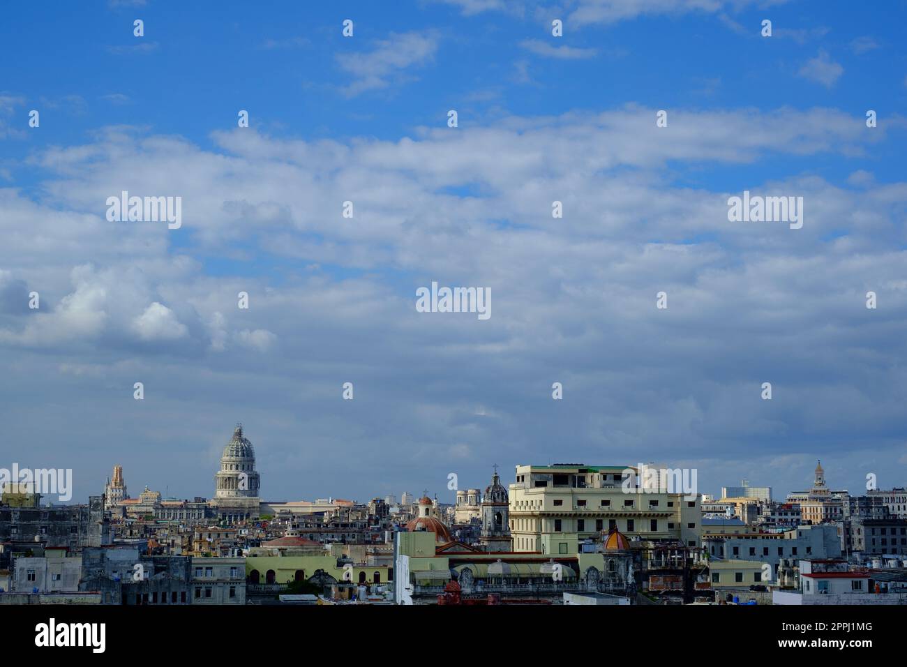 Skyline di Havana Foto Stock