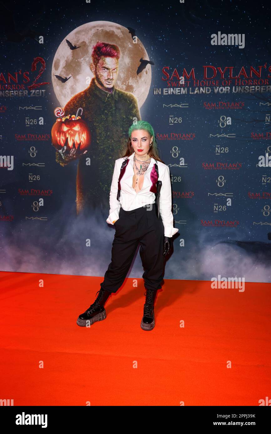 Jessica Huber, Sam Dylans 'Sweet House of Horror' Halloween Party, TeamEscape, Koeln, 27.10.2022 Foto Stock