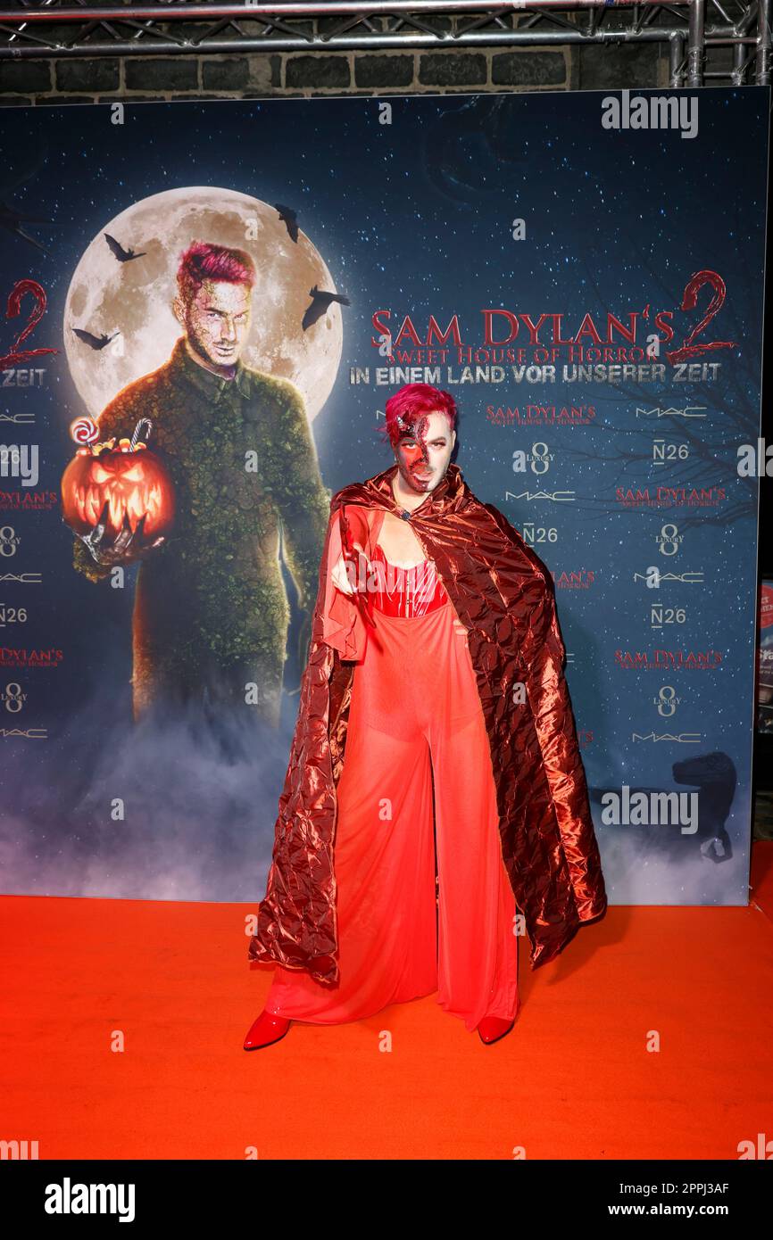 Sam Dylan, Sam Dylans 'Sweet House of Horror' Halloween Party, TeamEscape, Koeln, 27.10.2022 Foto Stock