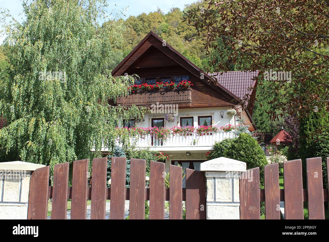 Transilvania, Romania - casa di campagna Foto Stock