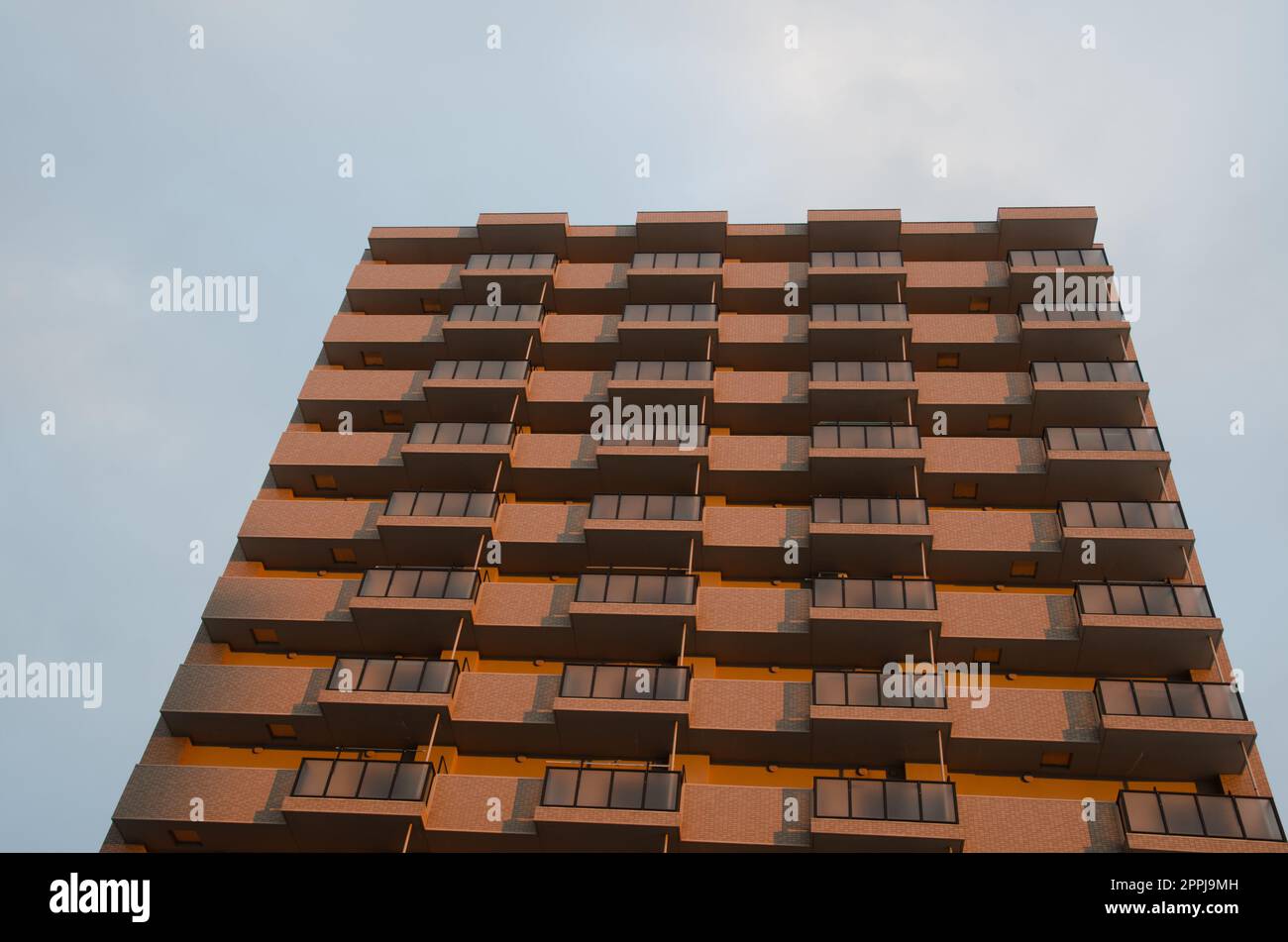 Edificio nella città di Sapporo. Foto Stock