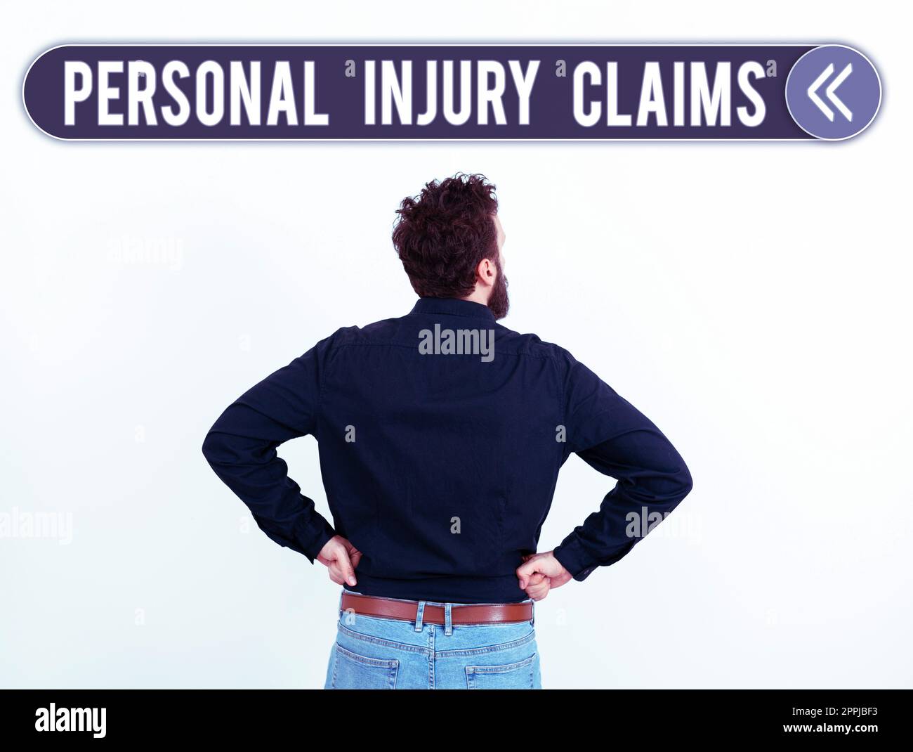 Testo scritto a mano reclami per lesioni personali. Il concetto di Internet viene danneggiato o danneggiato all'interno dell'ambiente di lavoro Foto Stock