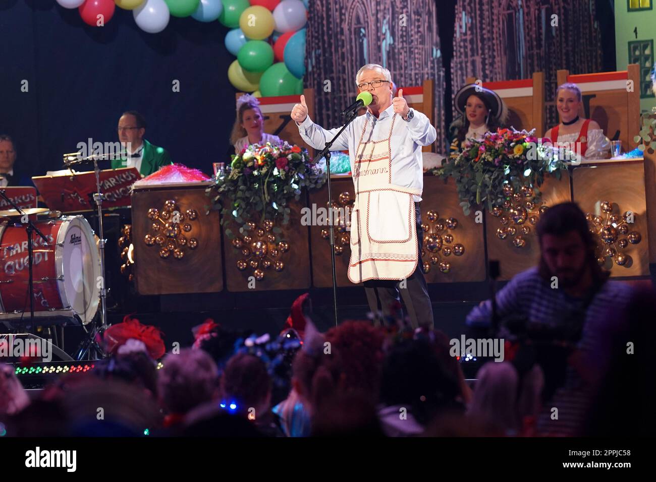 Koelner Karneval - Aufzeichung der ZDF Maedchensitzung Foto Stock