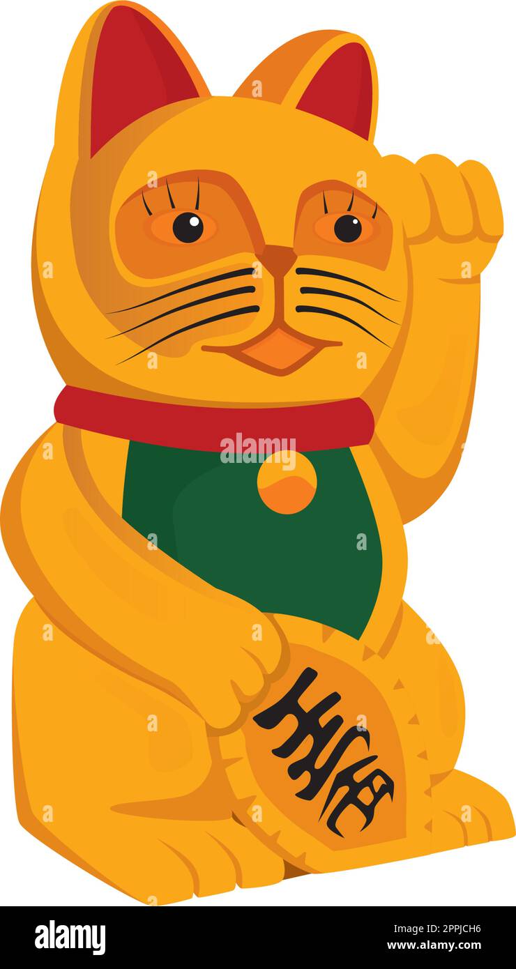 Statua di gatto cinese Immagini Vettoriali Stock - Alamy