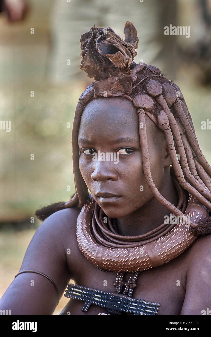 Popolo Himba Foto Stock