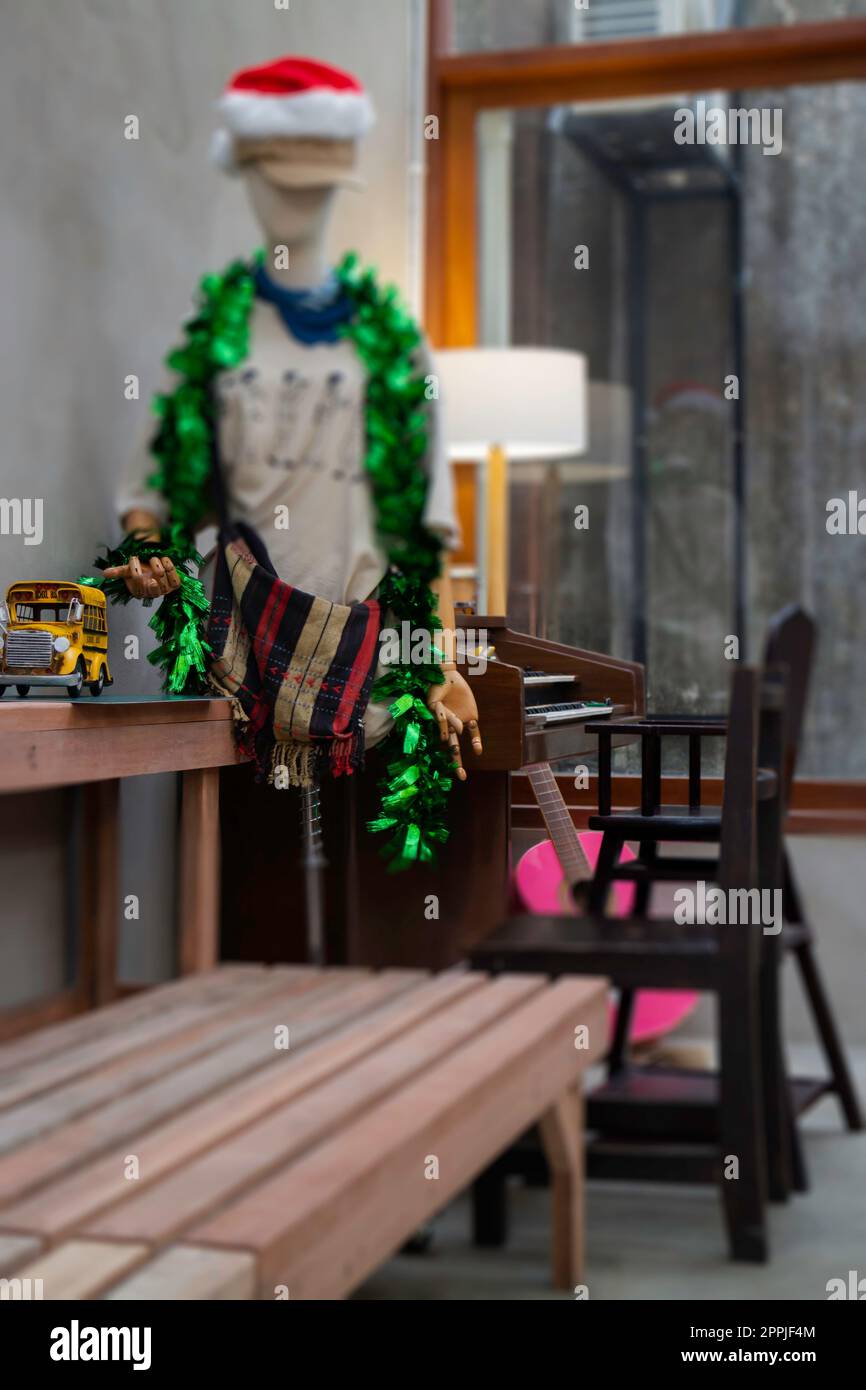 Educazione e ritorno a scuola concetto architettura interni Foto Stock