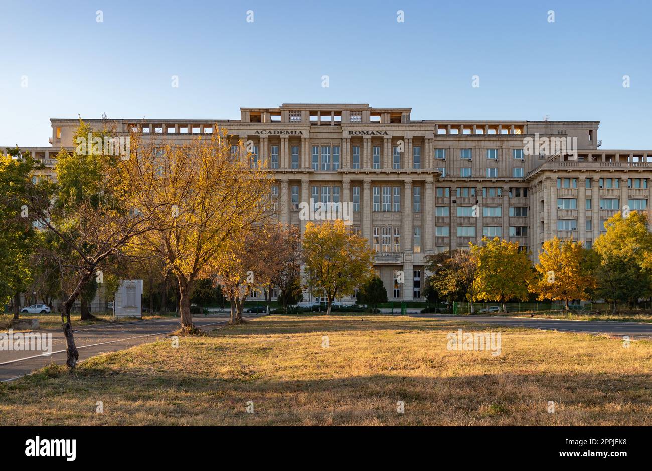 Accademia rumena in autunno Foto Stock