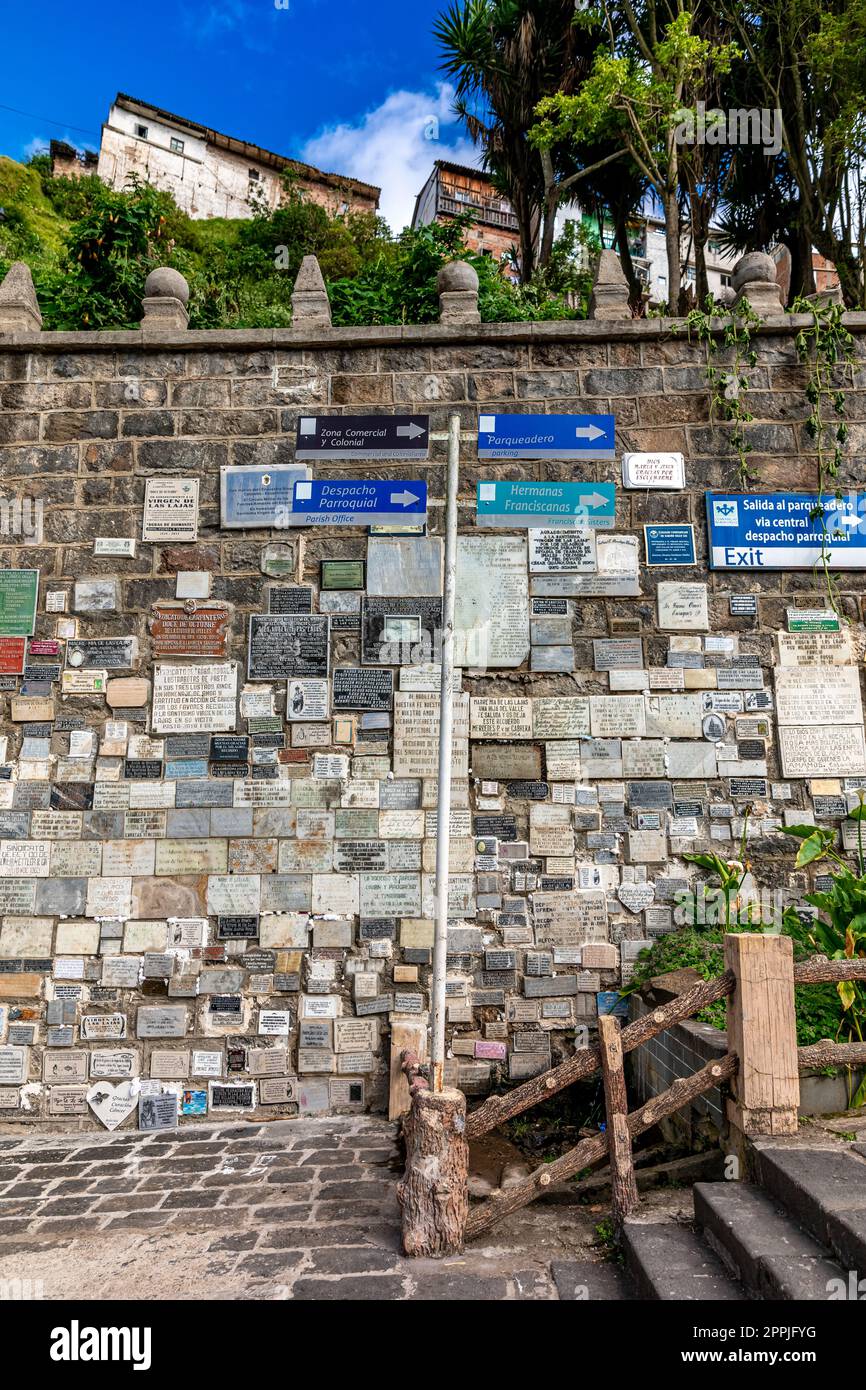 Colombia - 9 ottobre 2022: Basilica del Santuario Nazionale di nostra Signora di Las Lajas Foto Stock