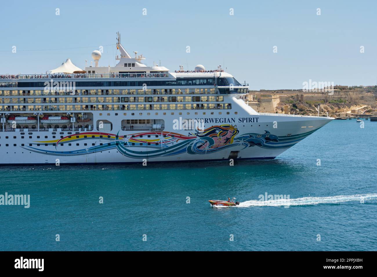 Norwegian Spirit - la Valletta Foto Stock