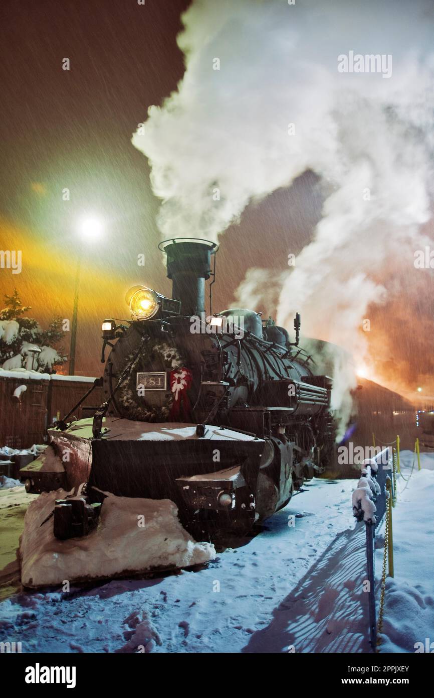 Polar Express, Durango, Colorado, USA. Foto Stock
