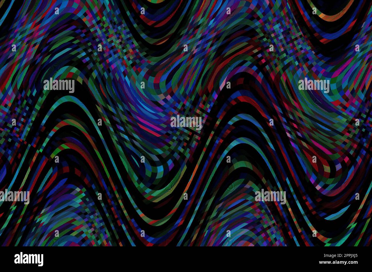 Pattern pixel astratto Foto Stock