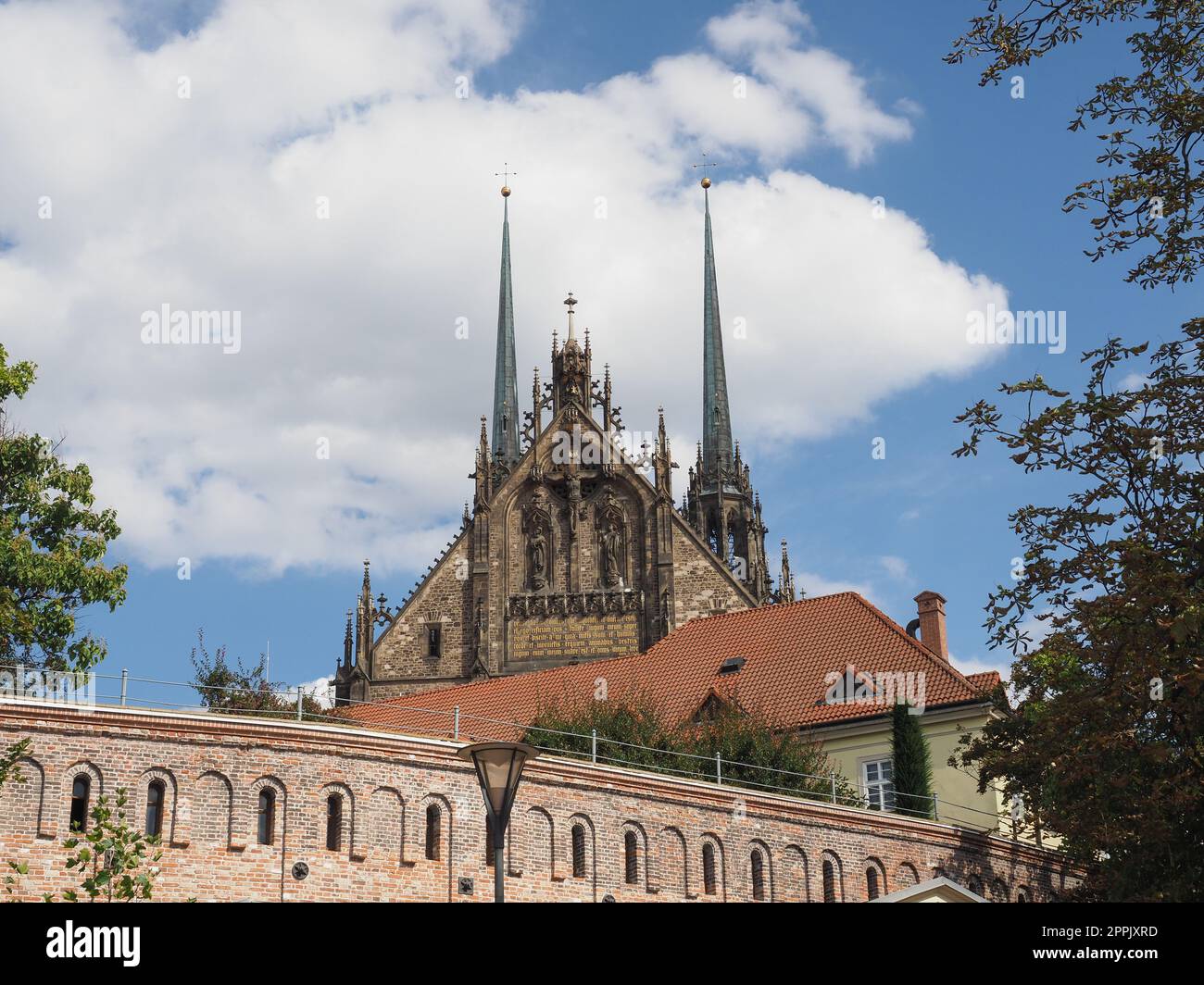 Cattedrale di San Pietro e Paolo a Brno Foto Stock