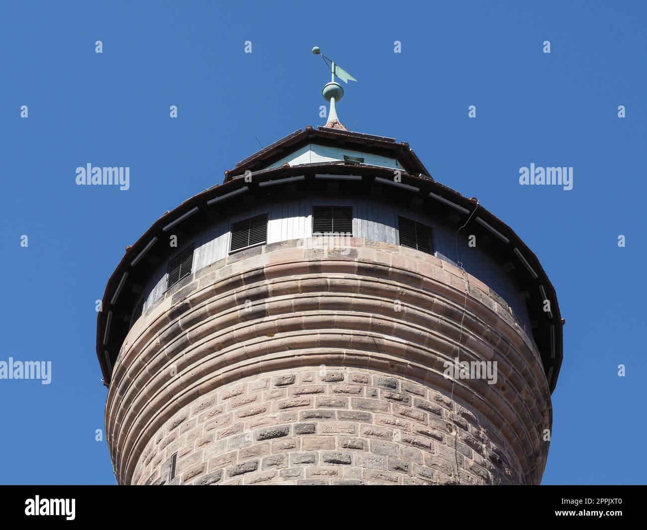 Nuernberger Burg castello a Norimberga Foto Stock