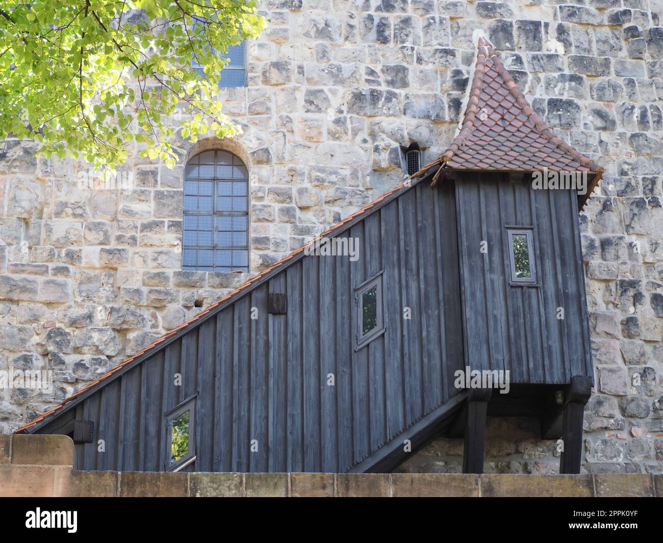 Nuernberger Burg castello a Norimberga Foto Stock