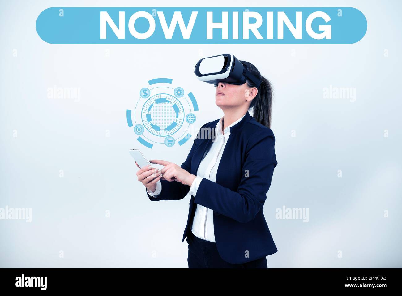 Didascalia concettuale ora assunzione. Business idea Workforce voleva dipendenti reclutamento oggi opportunità di lavoro Foto Stock