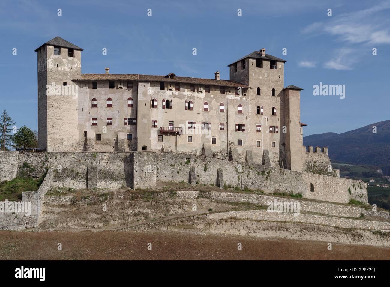 Castello di Cles nella Val di non, Trentino-Alto Adige, Italia Foto Stock