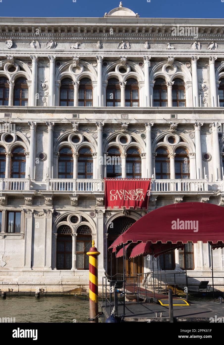 Venezia, Italia - Palazzo CA Vendramin Calergi sul Canal grande, è la sede del Casinò di Venezia Foto Stock