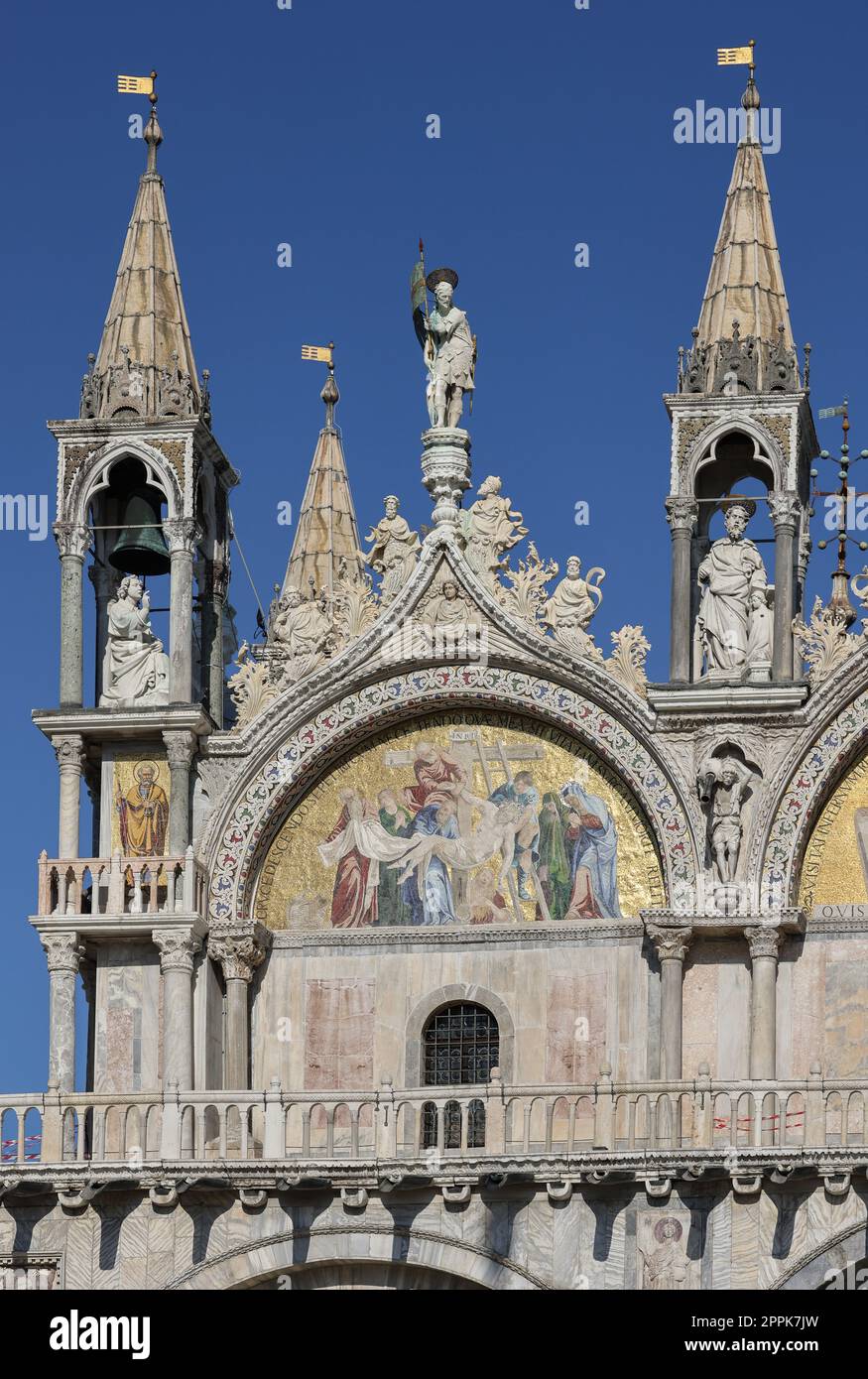 La basilica di San Marco a Venezia. Italia. Foto Stock