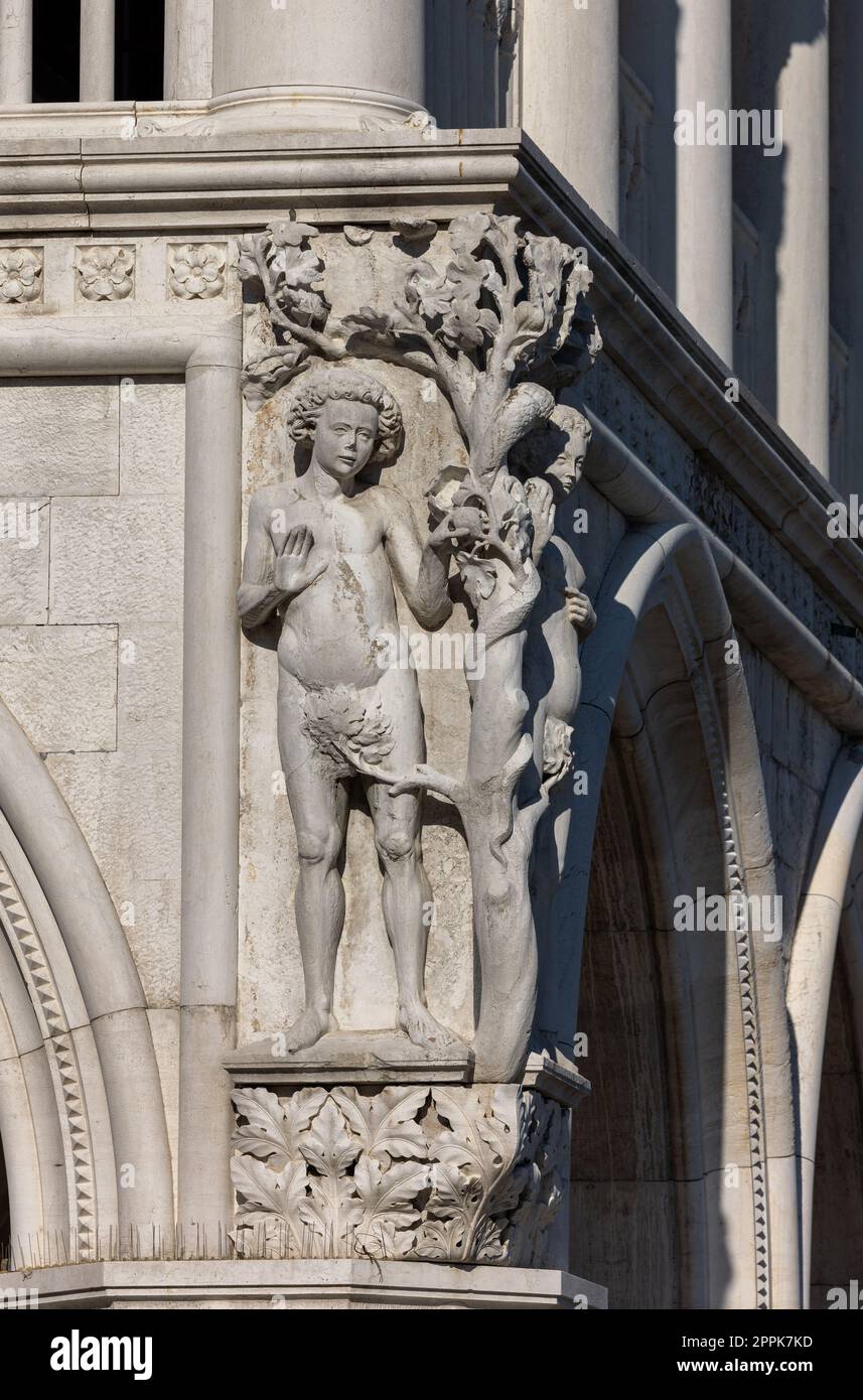 Venezia, Italia - Palazzo Ducale. Una scena dal Paradiso Foto Stock