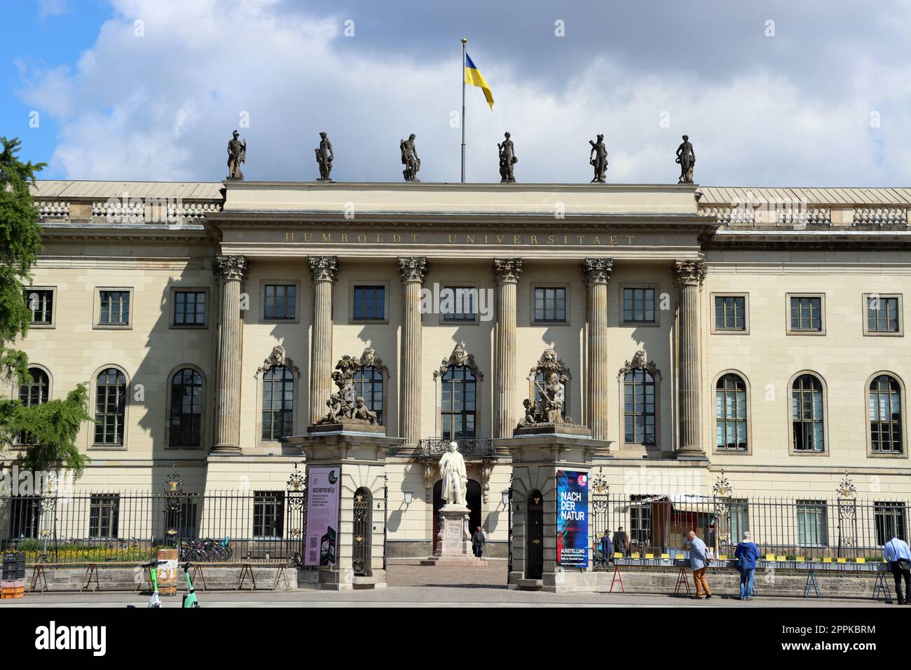 Hauptsitz der Humboldt-UniversitÃ¤t im Palais des Prinzen Heinrich Foto Stock