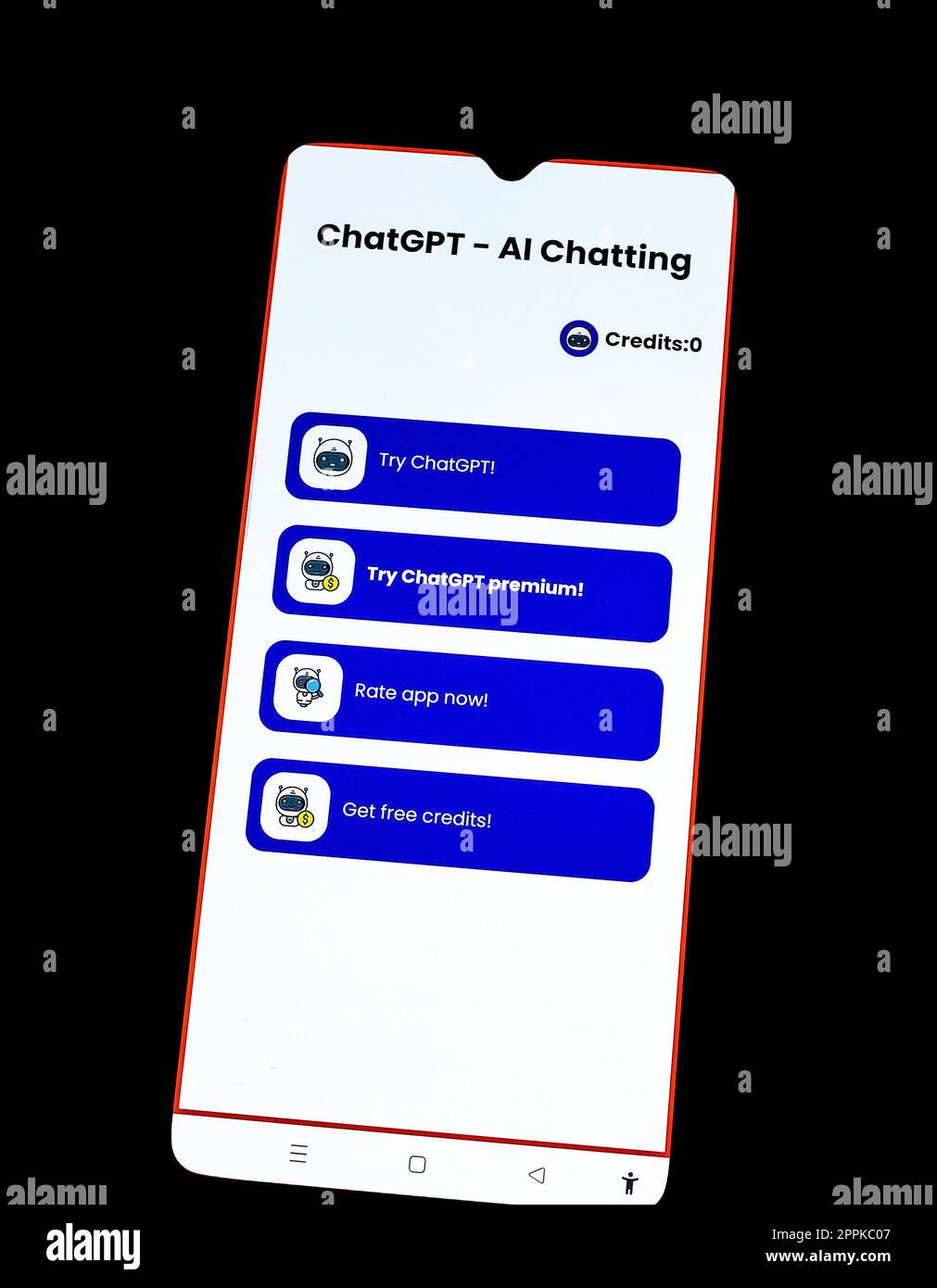 Kiev, Ucraina - 5 febbraio 2023: Chat GPT, assistente chat bot. Intelligenza artificiale ai Chat GPT Foto Stock