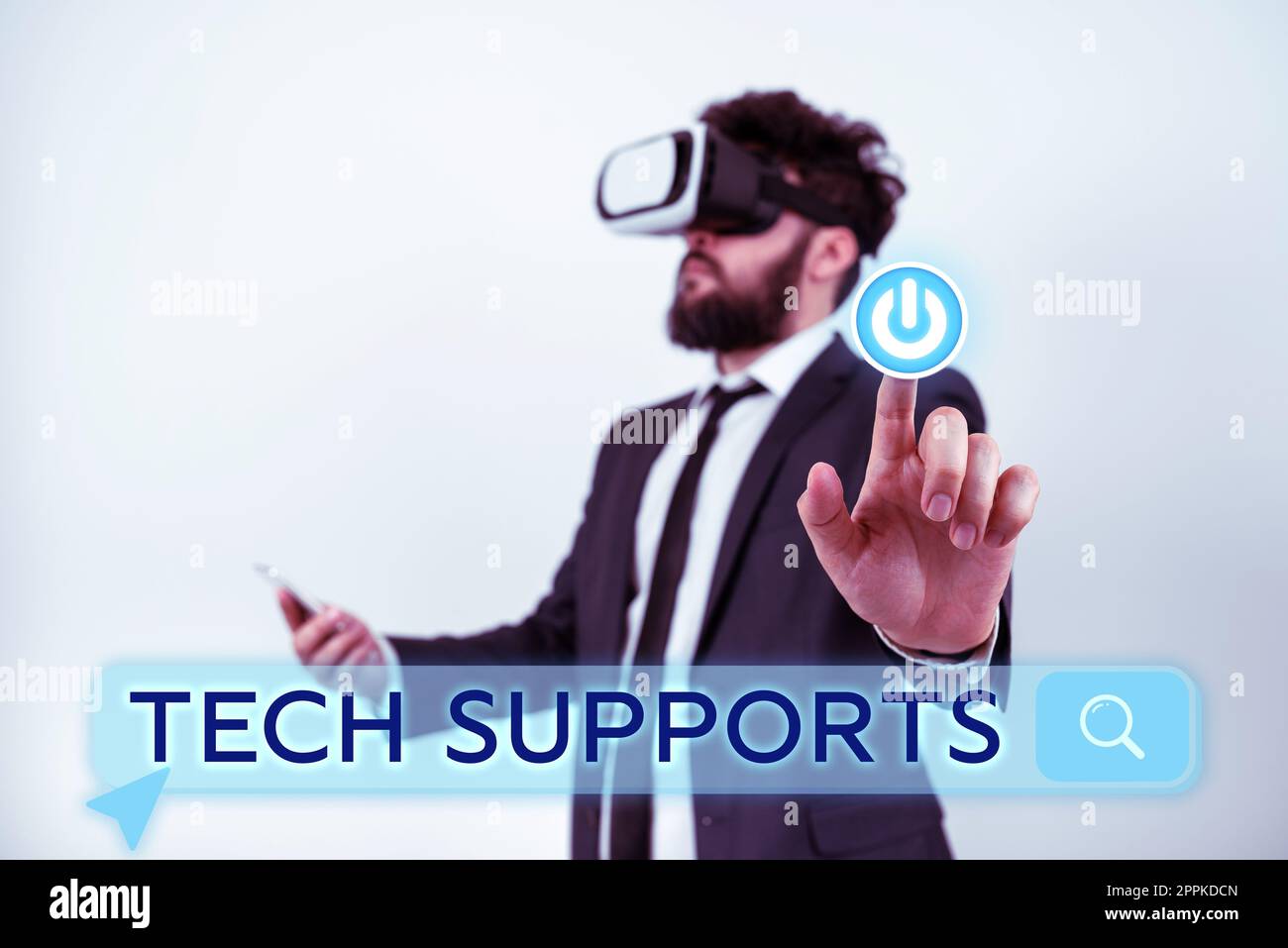 Cartello di testo che mostra i supporti tecnici. Approccio aziendale Guida fornita dal tecnico Online o Servizio clienti Call Center Foto Stock