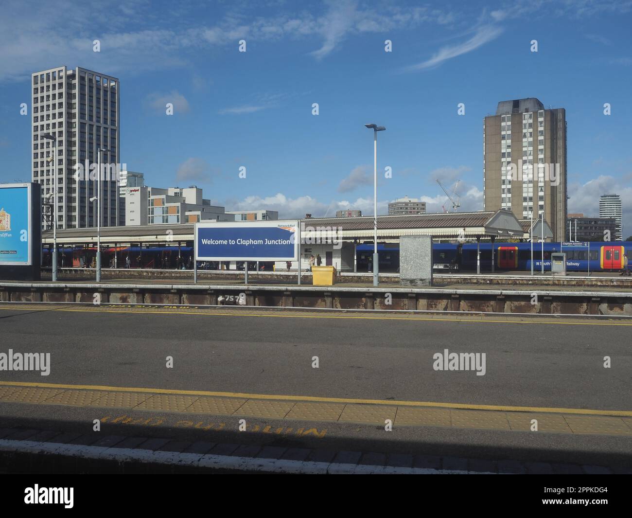 Stazione di Clapham Junction a Londra Foto Stock