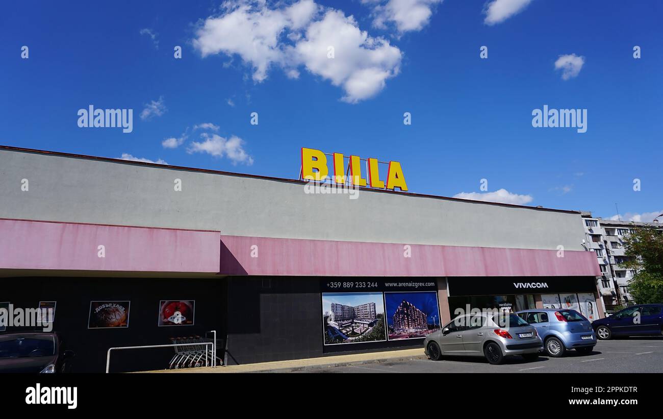 Nessebar, Bulgaria - 24 settembre 2022: Negozio Billa Foto Stock