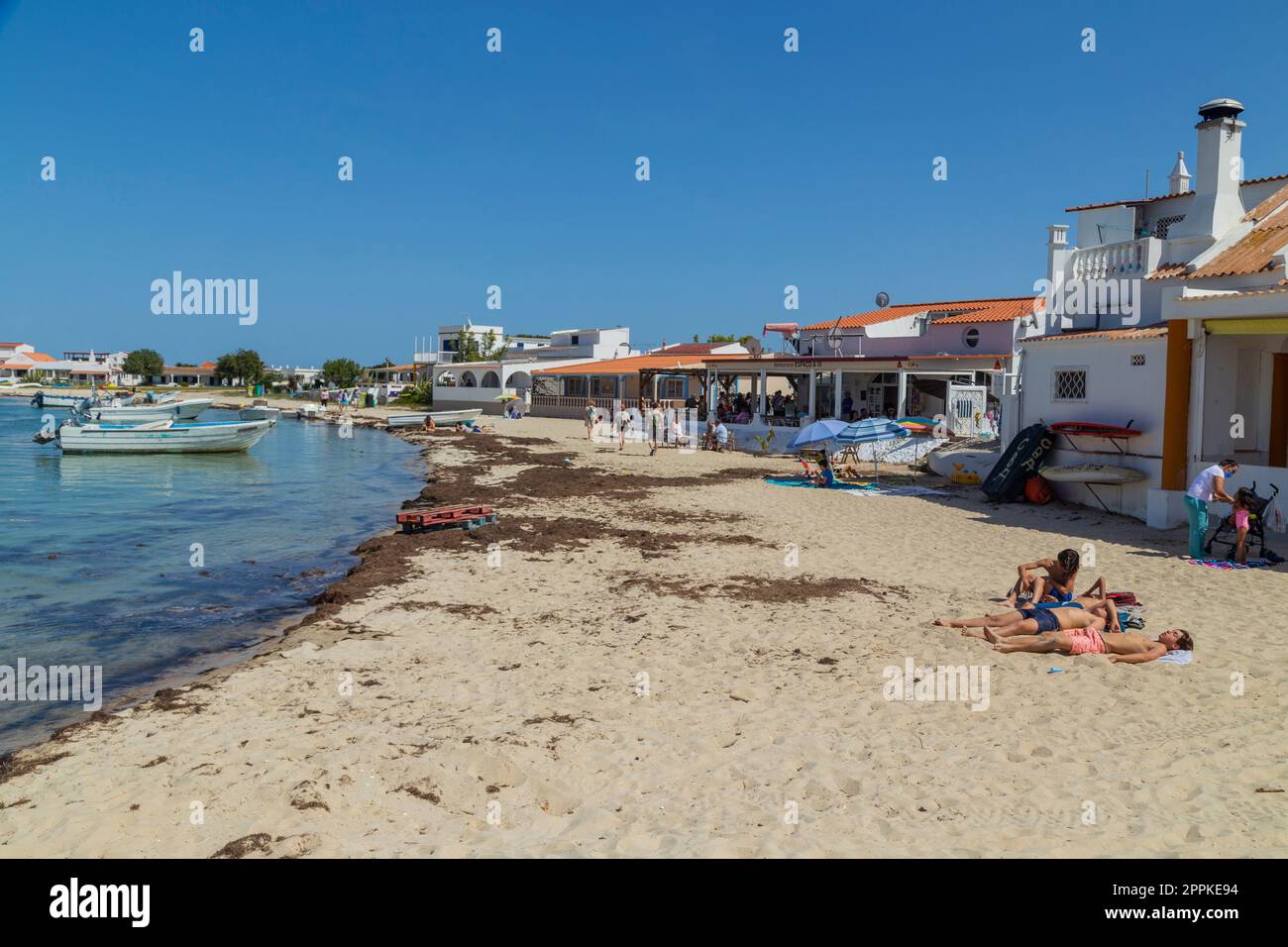 Armona Island a Ria Formosa Foto Stock