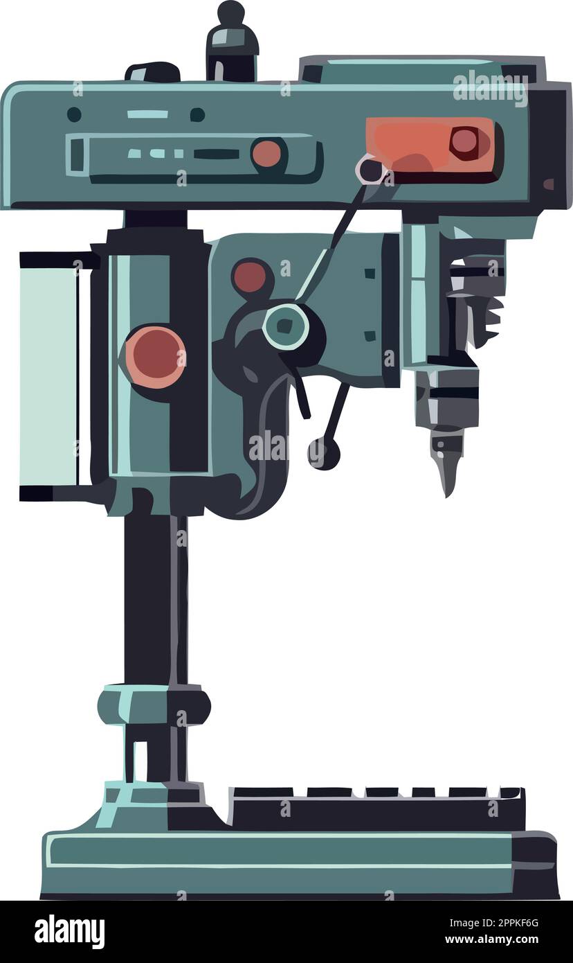 Macchina industriale moderna Illustrazione Vettoriale