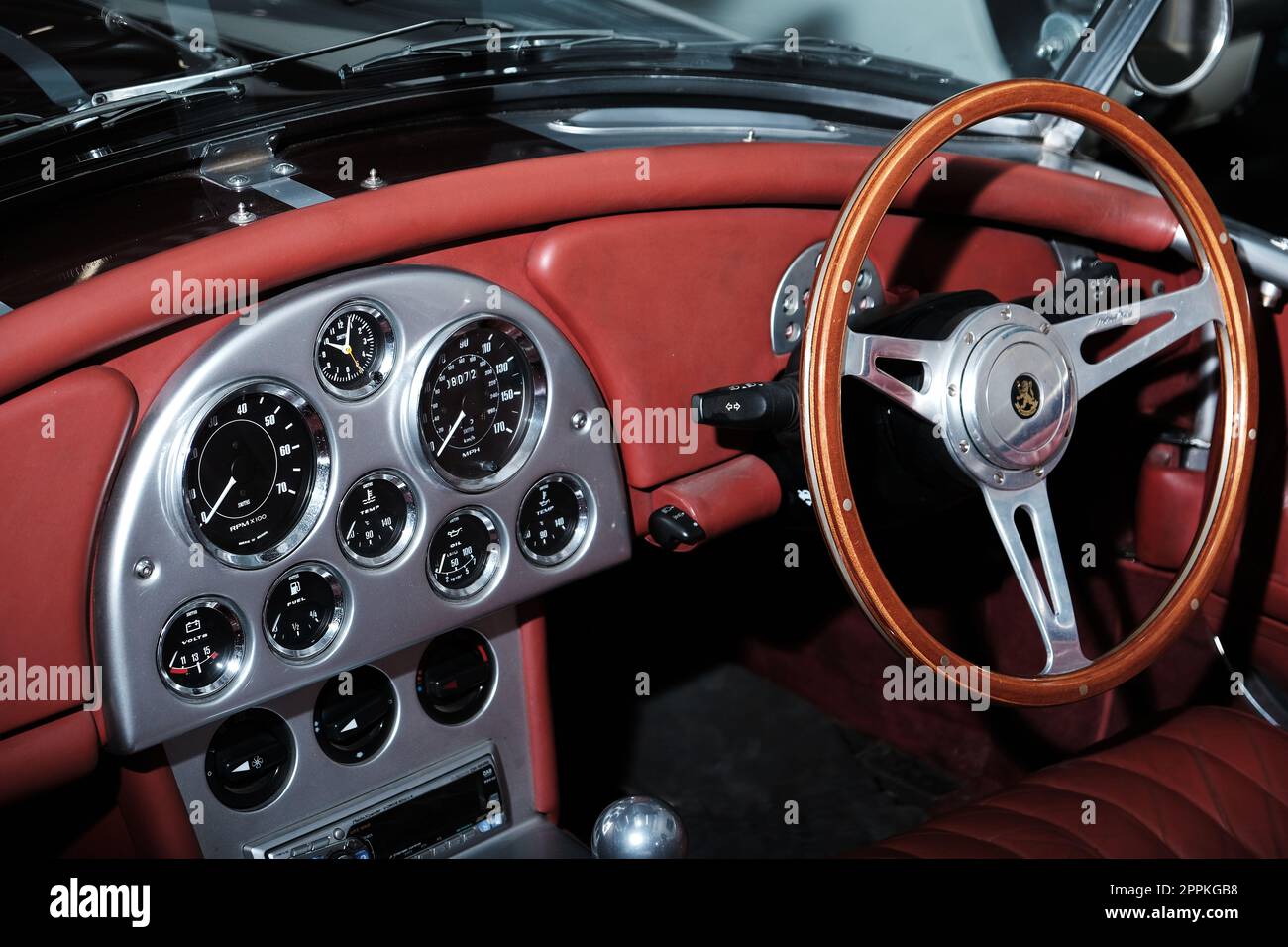 AC Cobra cruscotto Foto Stock