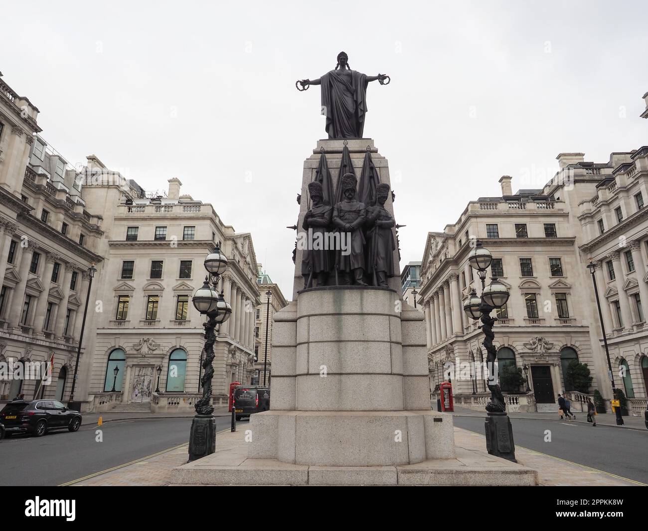 Crimea War Memorial a Londra Foto Stock