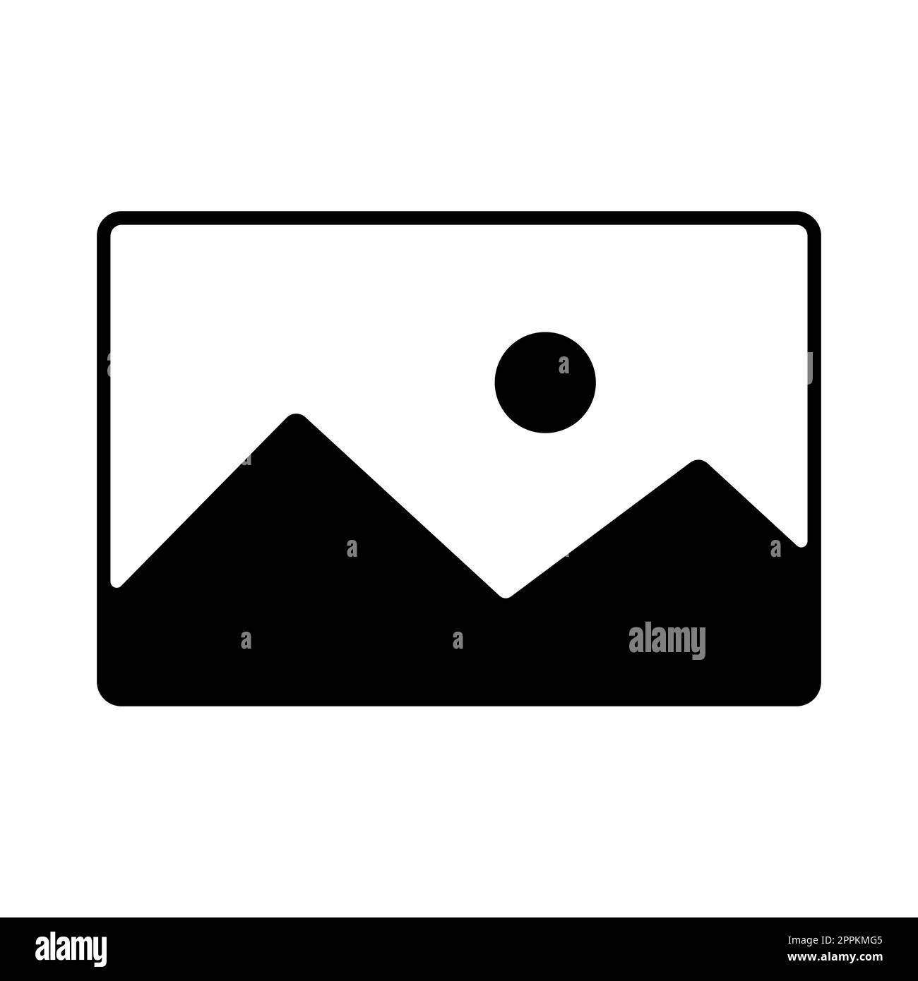 Segno di anteprima immagine. Icona immagine. Illustrazione vettoriale Illustrazione Vettoriale