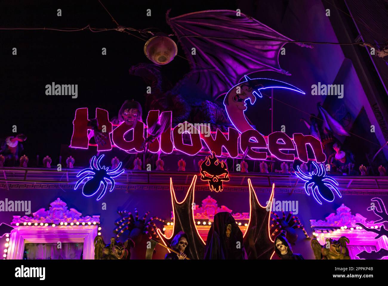 Decorazioni di Halloween Foto Stock