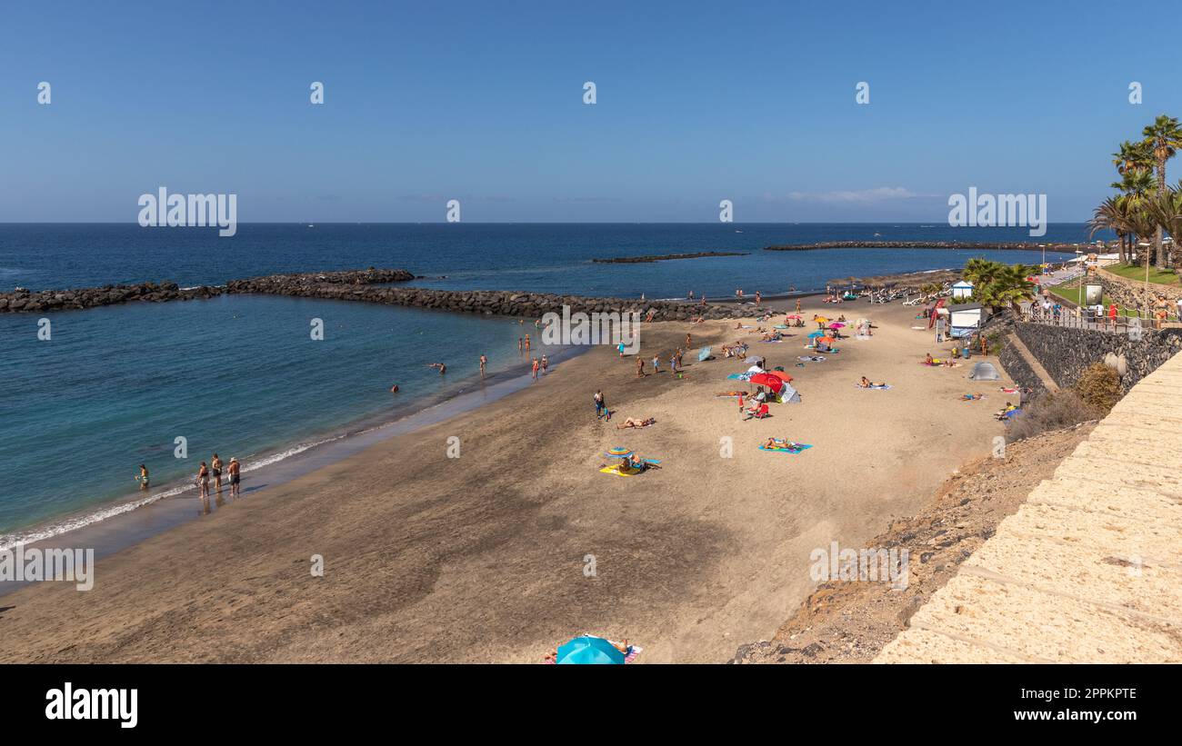 Strand am Playa del duque Foto Stock