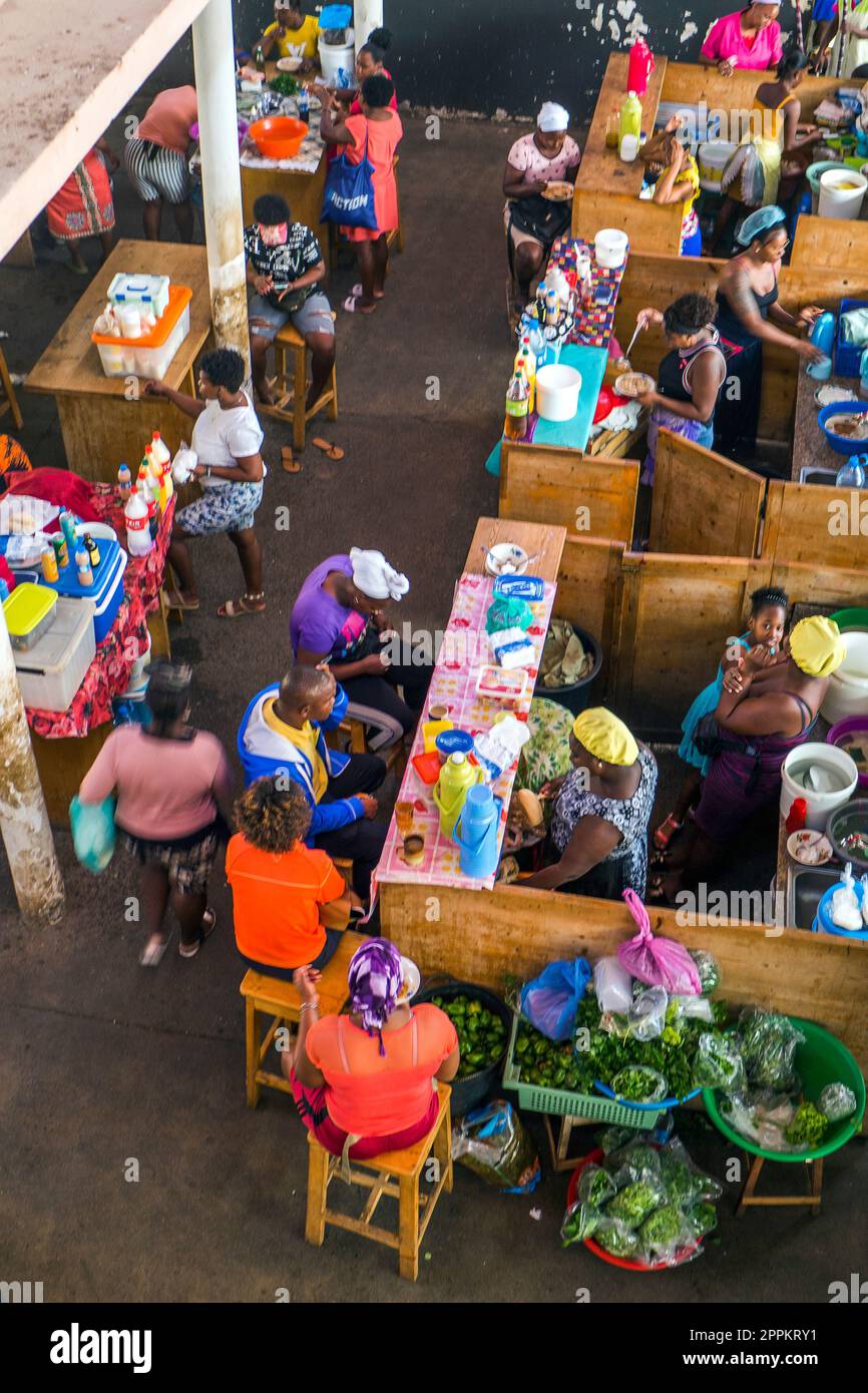 Cabo Verde - Santiago / Praia - Mercado Municipal di Praia Foto Stock