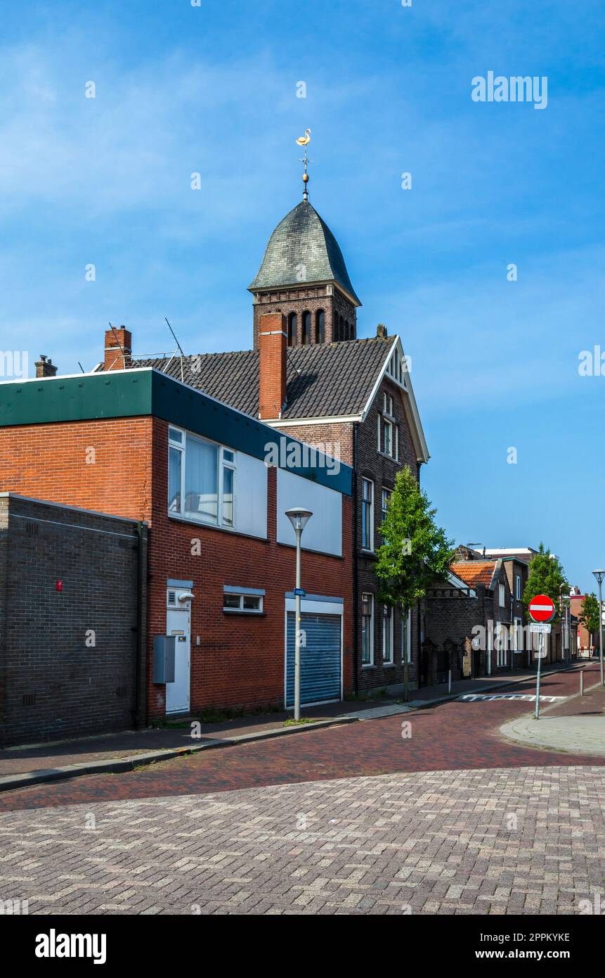 Architettura nella città di Den Helder, Paesi Bassi Foto Stock