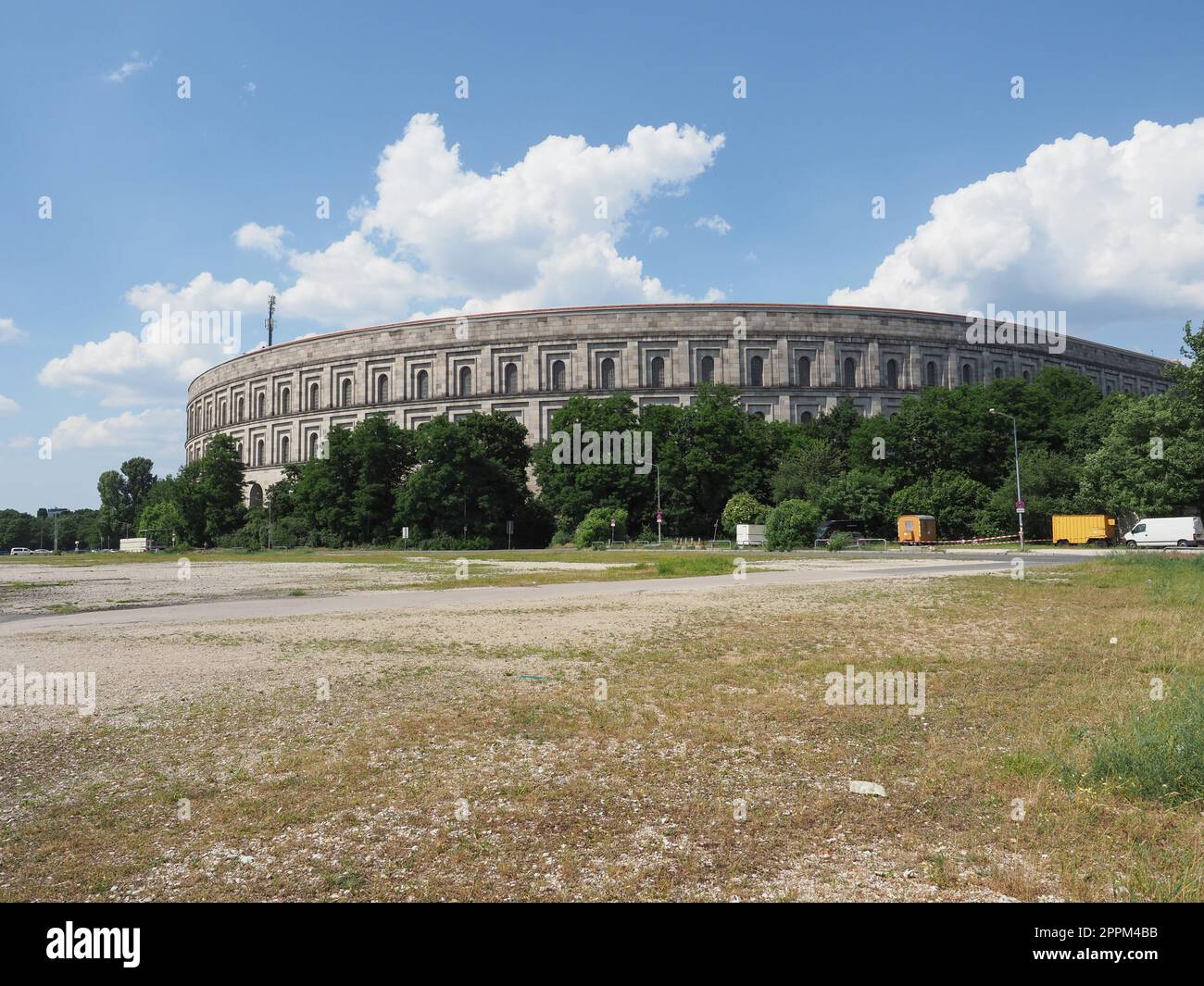 Kongresshalle trans. Sala congressi di Norimberga Foto Stock