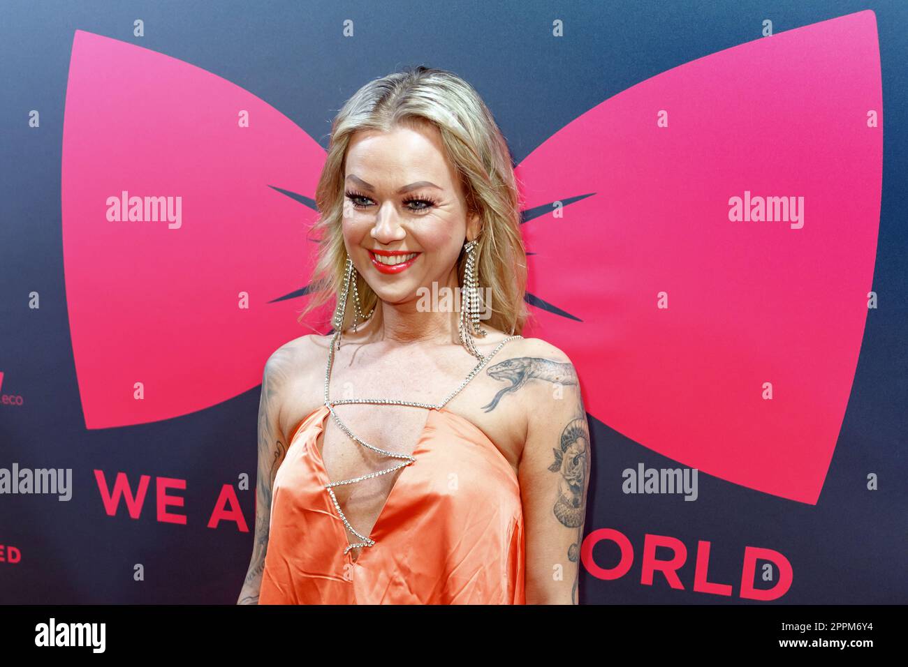 Doreen Steinert al The We are the World Gala 2023 di Berlino 'THE REED' direttamente ad Alexanderplatz. Foto Stock Doreen Steinert al The We are the World Gala 2023 di Berlino 'THE REED' direttamente ad Alexanderplatz. Foto Stock