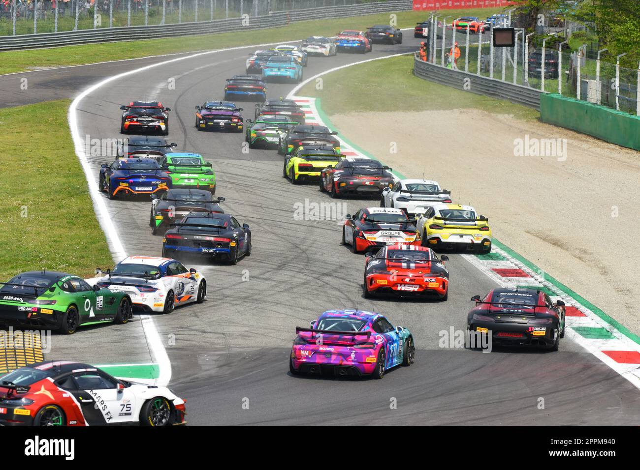 FANATEC GT WORLD CHALLENGE 23 Aprile 2023 a MONZA, Italia, Serie GT4 Foto Stock