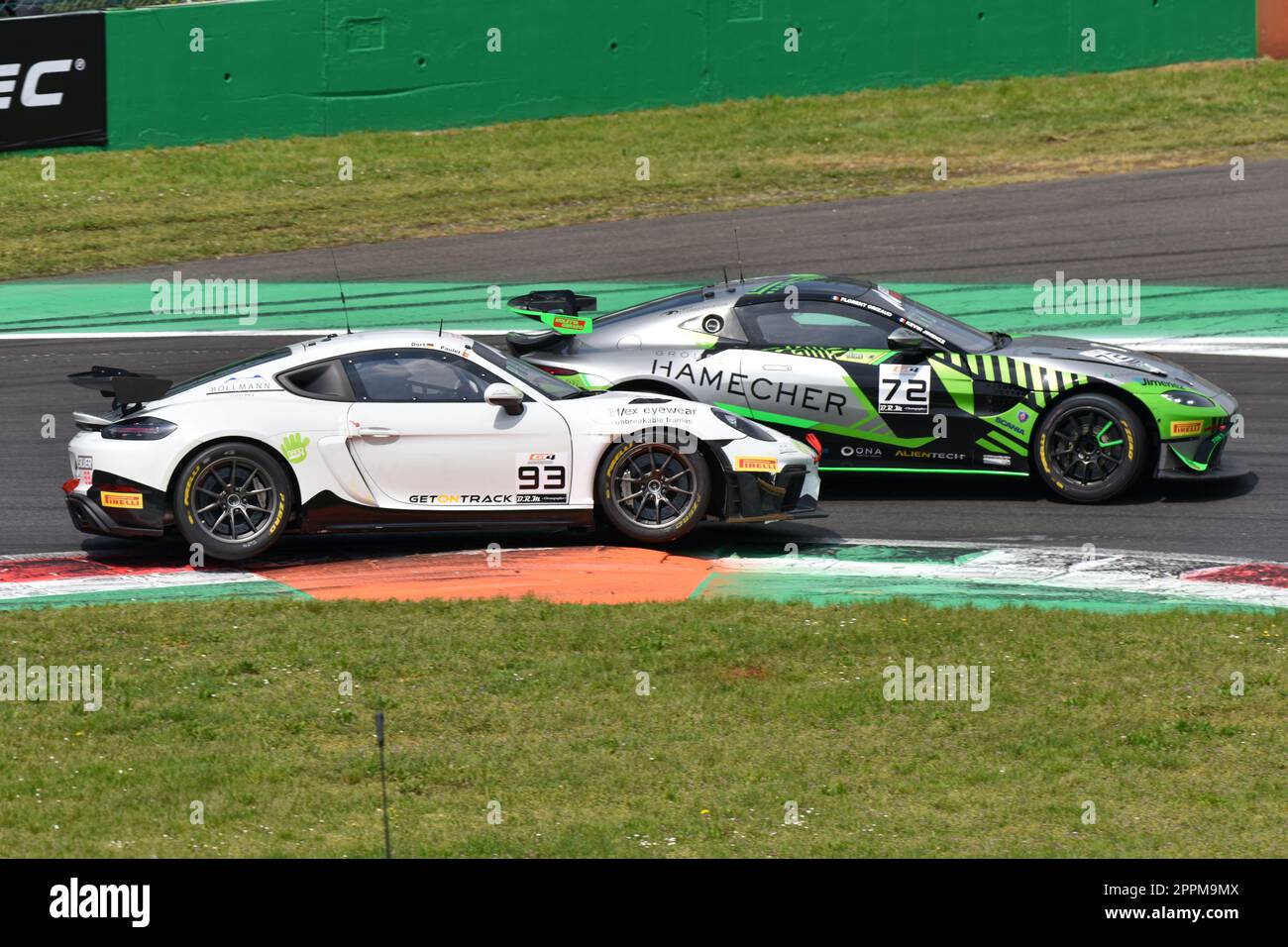 FANATEC GT WORLD CHALLENGE 23 Aprile 2023 a MONZA, Italia, Serie GT4 Foto Stock