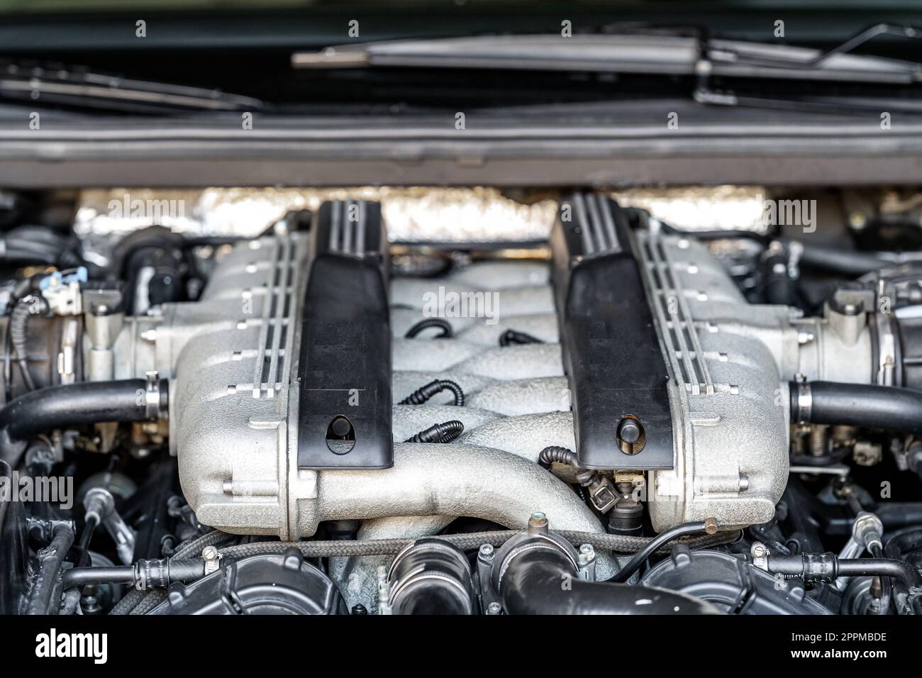 motore per auto sportive ad alte prestazioni Foto Stock
