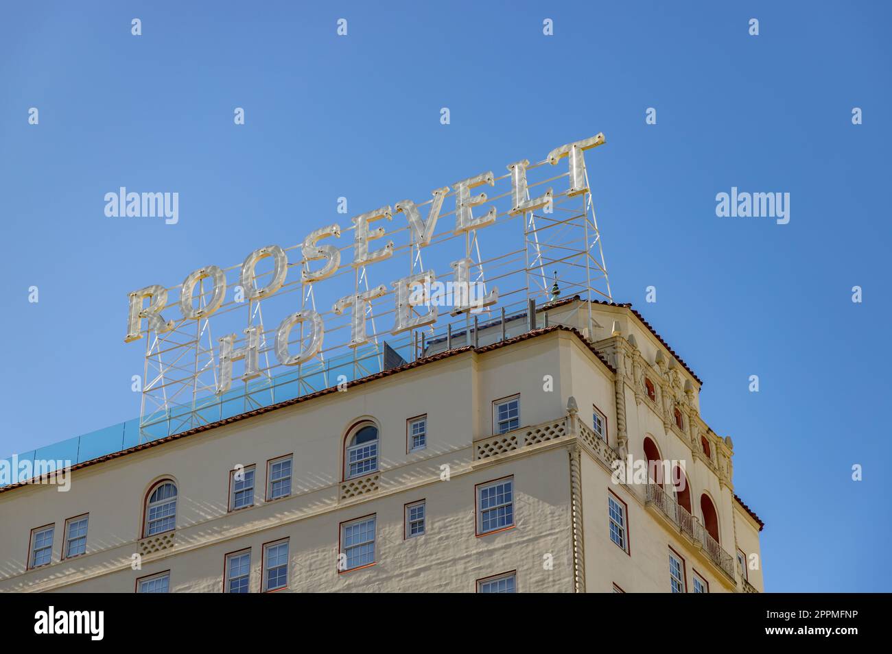 L'Hollywood Roosevelt Hotel Foto Stock
