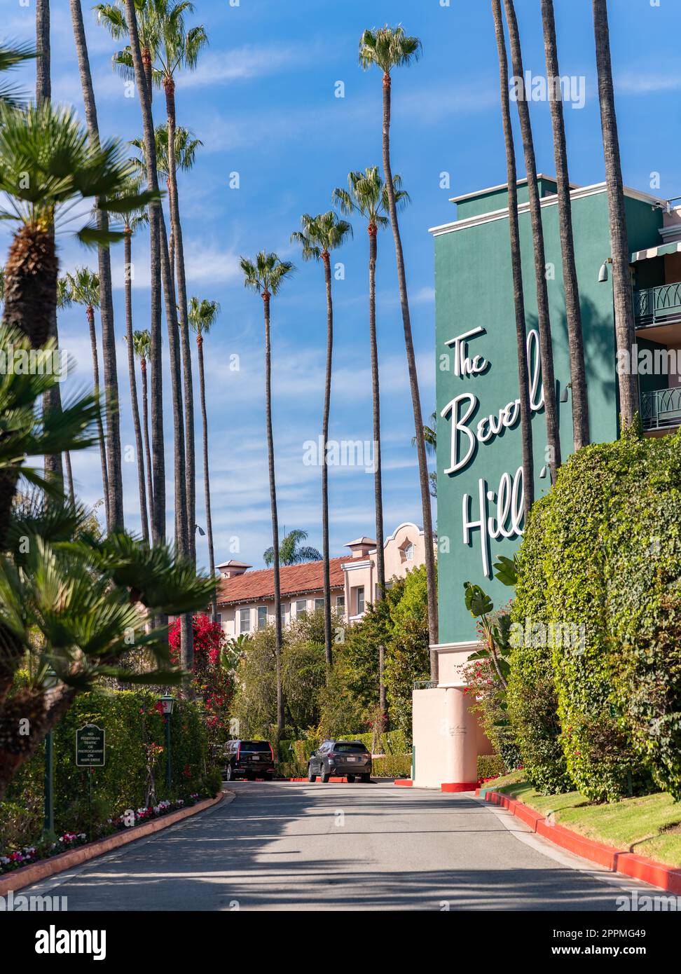 L'Hotel Beverly Hills Foto Stock