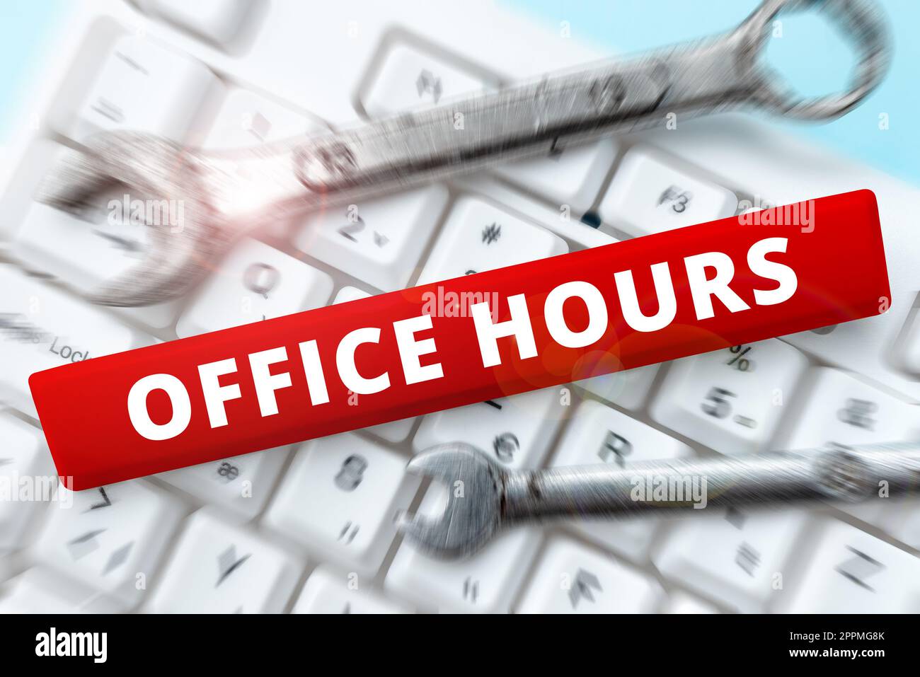 Testo che mostra le ore di lavoro di Inspiration. Approccio aziendale le ore in cui l'attività viene normalmente condotta orario di lavoro Foto Stock