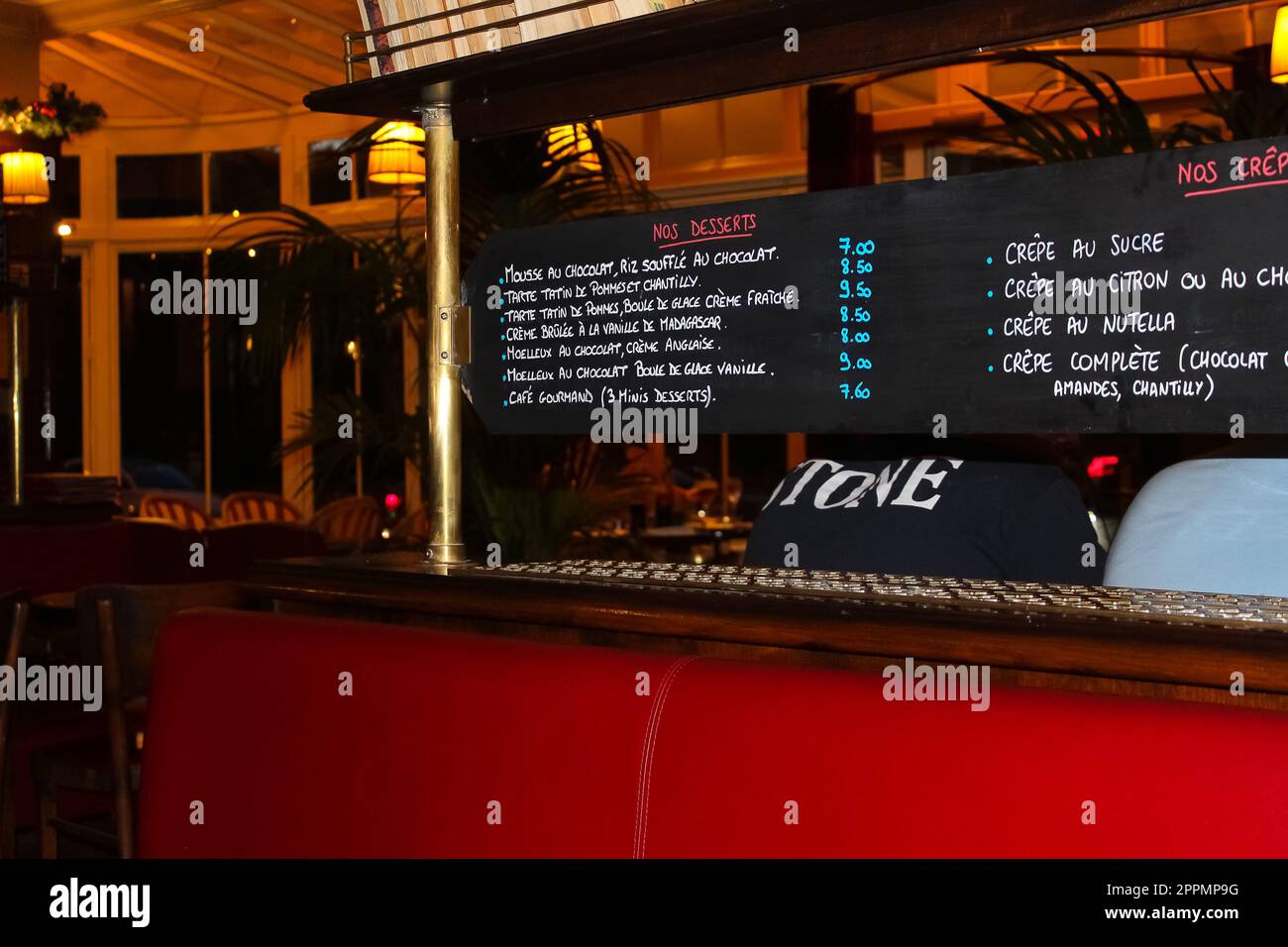 Cafe Panis si trova vicino a Notre-Dame. Foto Stock